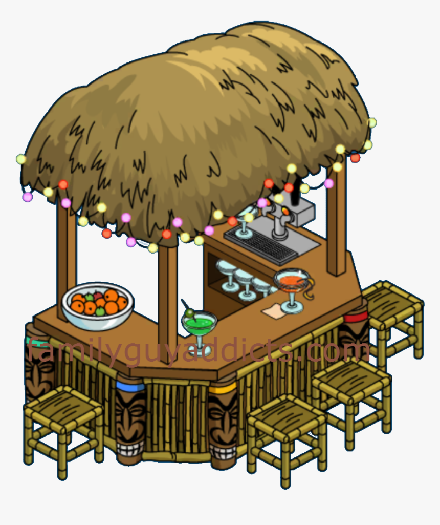 Cartoon Tiki Bar, HD Png Download, Free Download