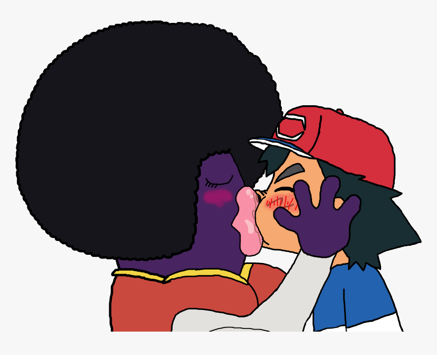 Afrojynx Kissing Ash - Pokemon Ash Kiss Jynx, HD Png Download, Free Download