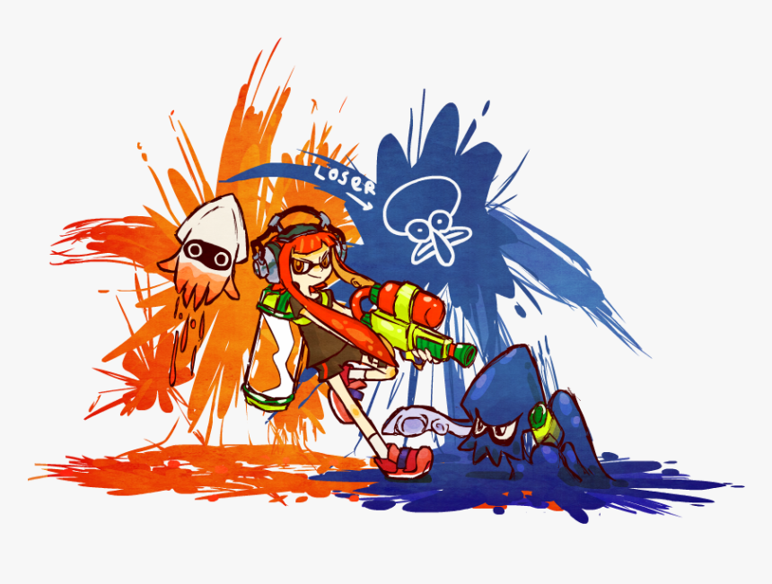 The Splatoon Team Consisted Of First Person Shooter - Rule 34 Nintendo Hot, HD Png Download, Free Download