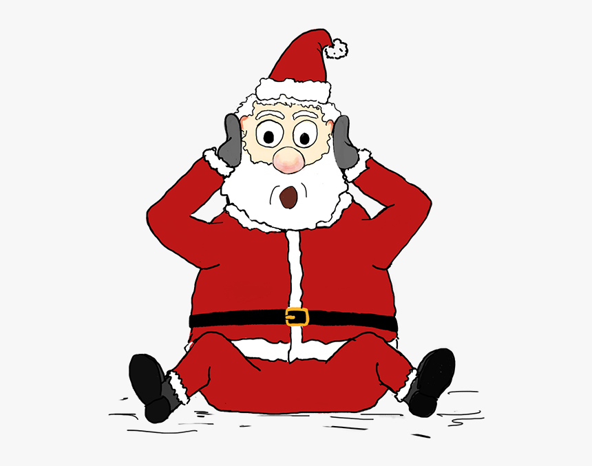 Misbehaving Santa Messages Sticker-6 - Cartoon, HD Png Download, Free Download