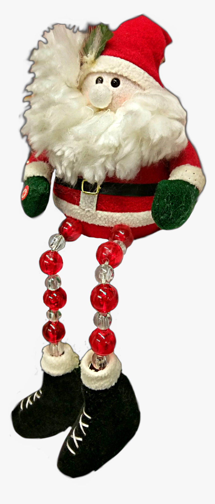 #santa #sitting #ornament #christmas #holiday #santaclaus - Santa Claus, HD Png Download, Free Download