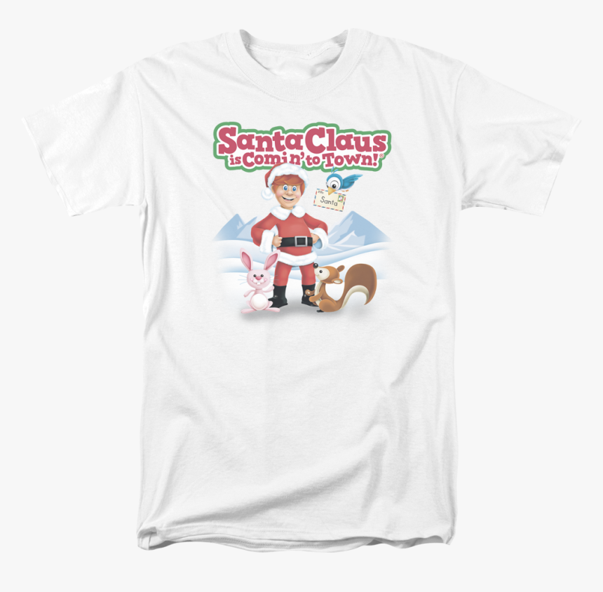 Santa Claus Is Comin - Men Halloween T Shirt, HD Png Download, Free Download