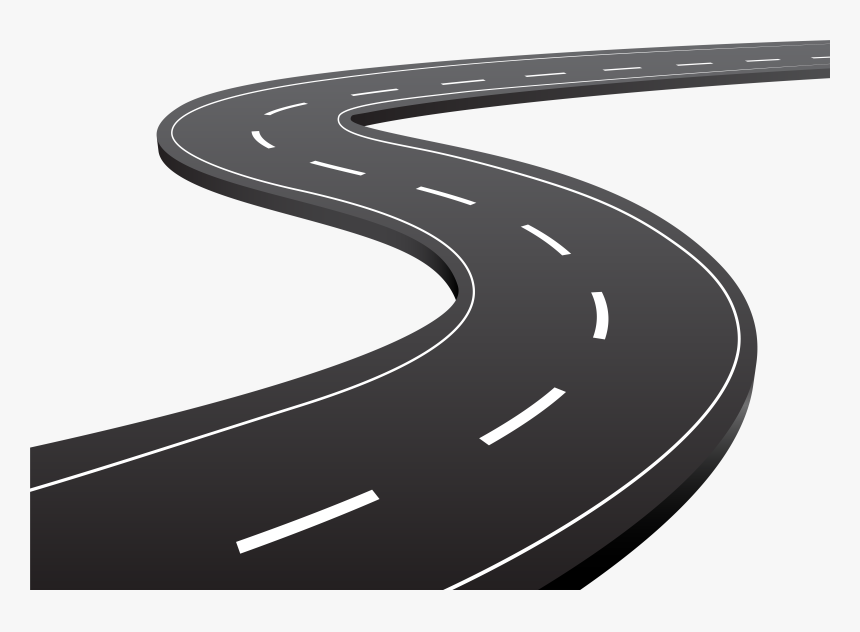 Black Png Clip Art - Clip Art Of Road, Transparent Png, Free Download