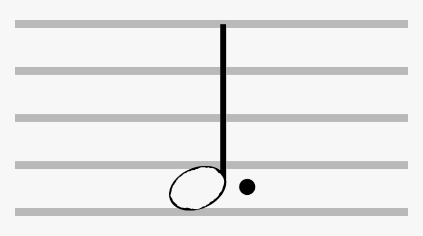 Dotted Half Note - Circle, HD Png Download, Free Download