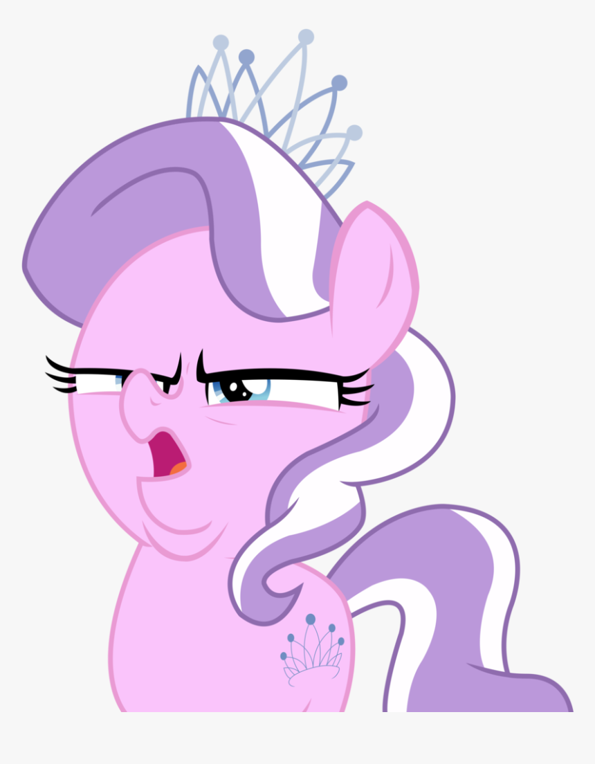 Dt Taunt - Mlp Diamond Tiara Face, HD Png Download, Free Download