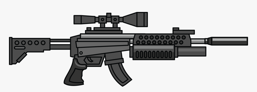 Cartoon Machine Gun Png, Transparent Png, Free Download