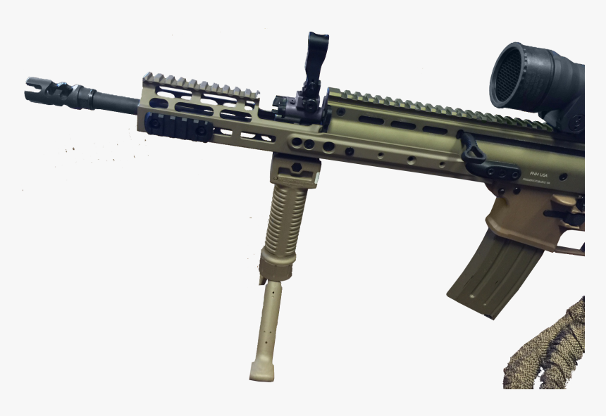 Scar 16s Fde Fully Loaded2 - Assault Rifle, HD Png Download, Free Download