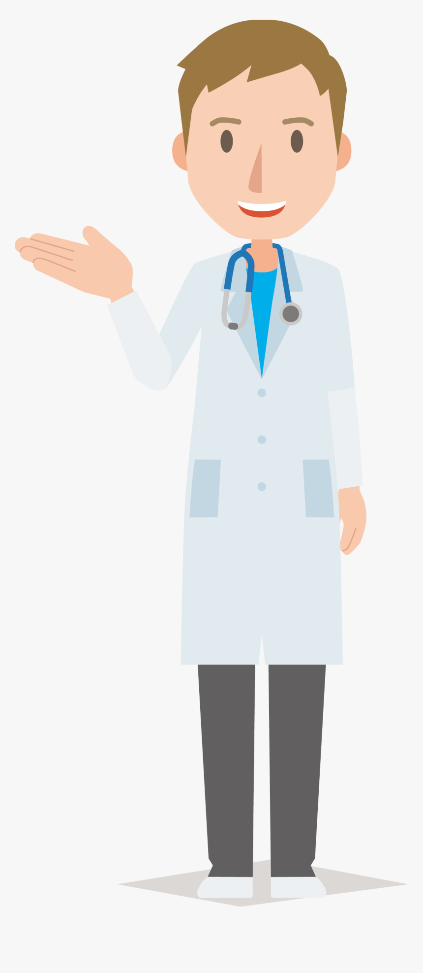 Newborn Doctor Physician Cartoon - Doctor Cartoon Transparent Background, HD Png Download, Free Download