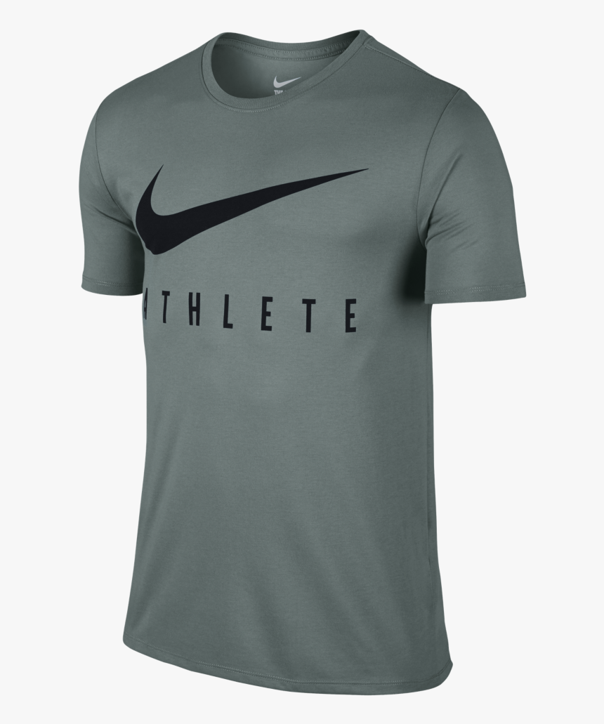 Swoosh Athlete T-shirt Men Green - Tee Shirt Nike Athlete, HD Png ...