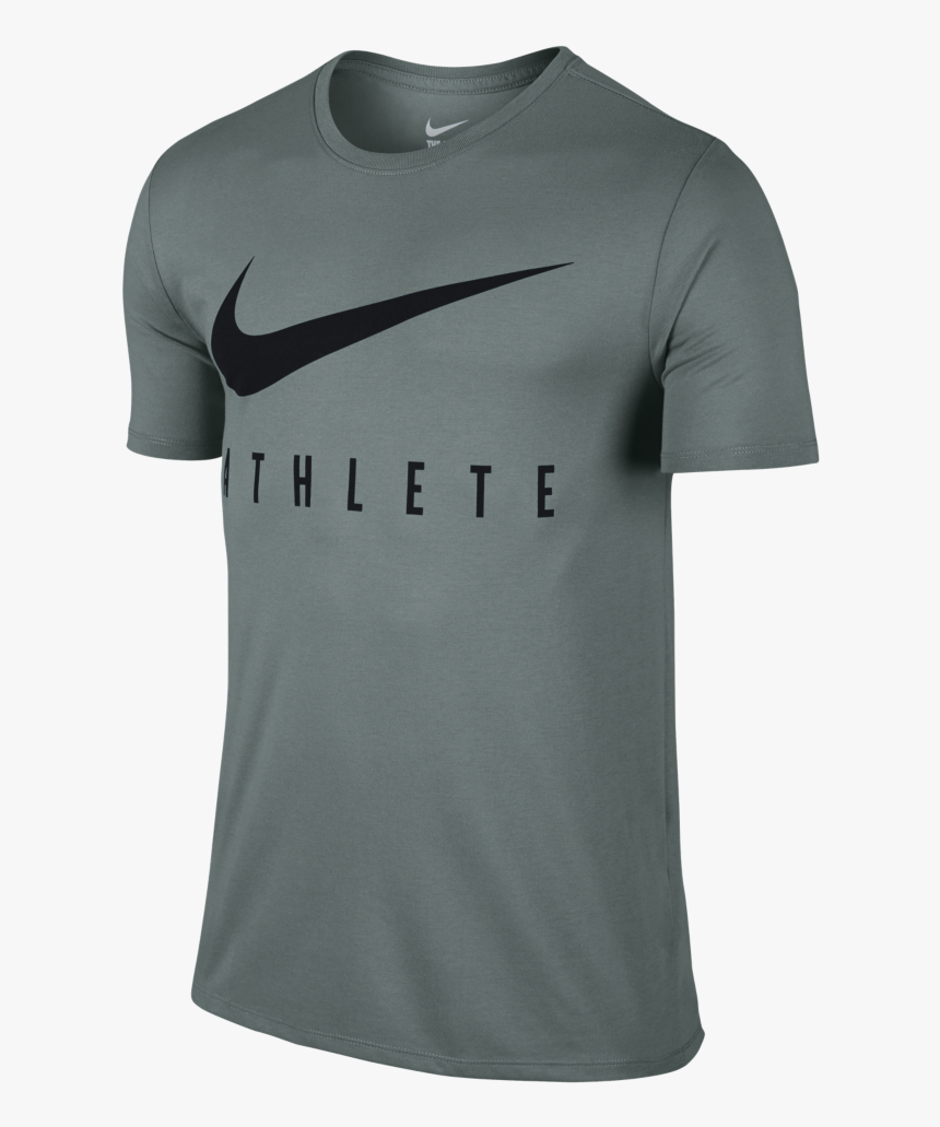 Swoosh Athlete T-shirt Men Green - Tee Shirt Nike Athlete, HD Png Download, Free Download