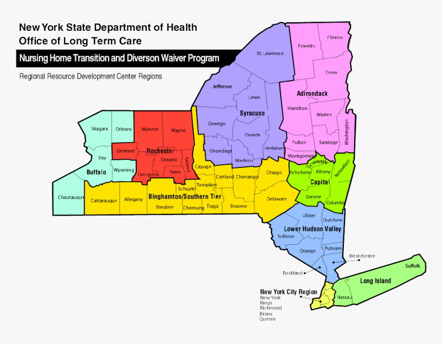 Nursing Home Transition And Diverson Waiver Program - Sections Of Ny State, HD Png Download, Free Download