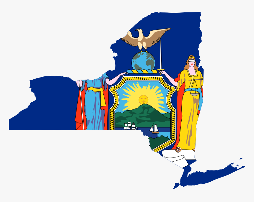 New York Flag Big - New York State, HD Png Download, Free Download