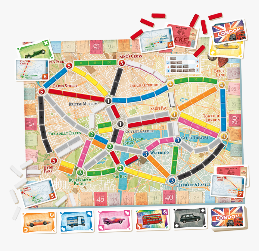 Ticket To Ride London, HD Png Download, Free Download