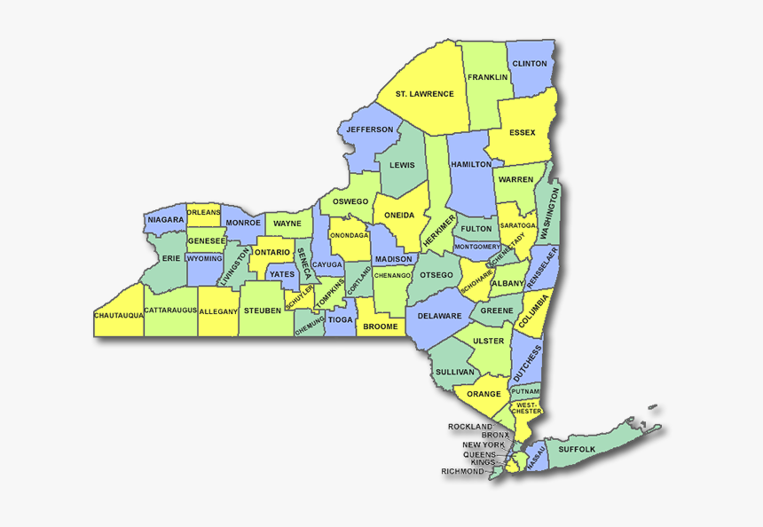 New York County Map - New York County, HD Png Download, Free Download