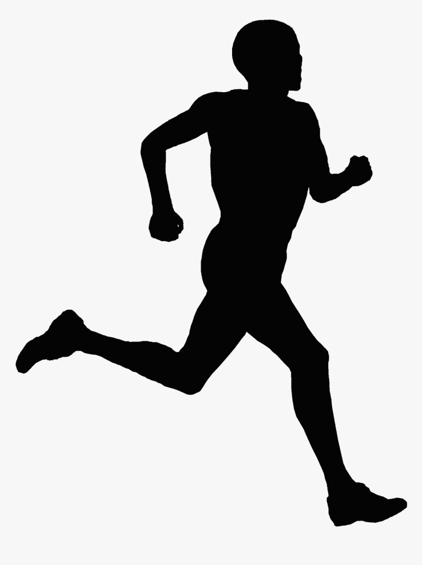 Running 5k Run Royalty-free Clip Art - Man Running Clip Art, HD Png Download, Free Download