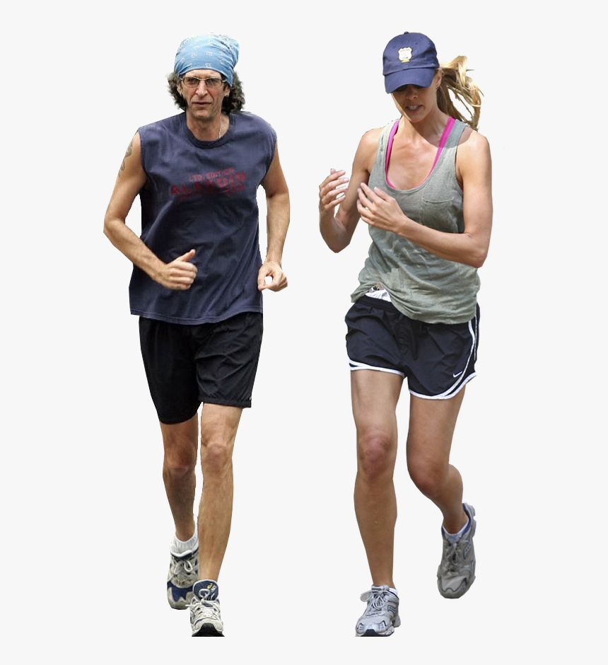 Man And Woman Are Running Png Image - People Running Png, Transparent Png, Free Download