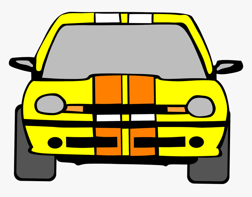 Taxi, Cab, Car, Vehicle, Transportation, Automobile - Front Of Car Outline, HD Png Download, Free Download