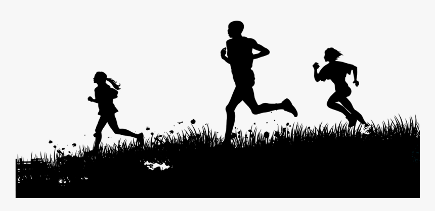 Transparent People Running Png - Silhouette People Running Png, Png Download, Free Download