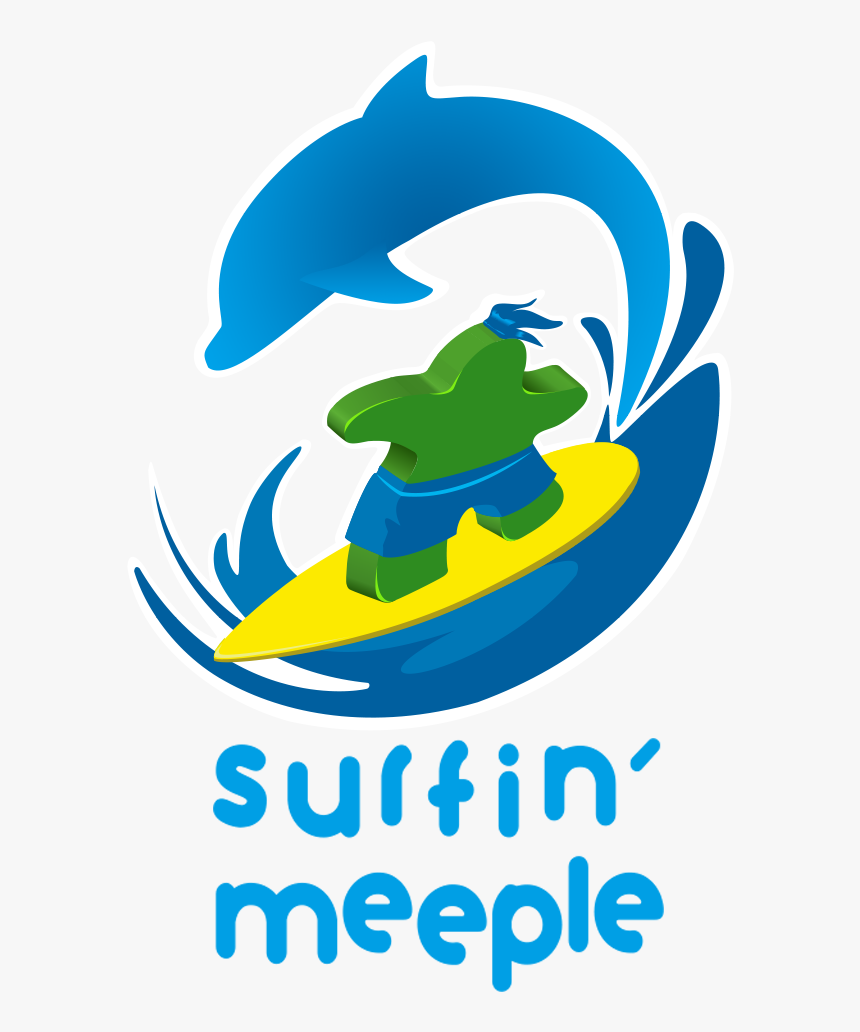 Surfin Meeple, HD Png Download, Free Download