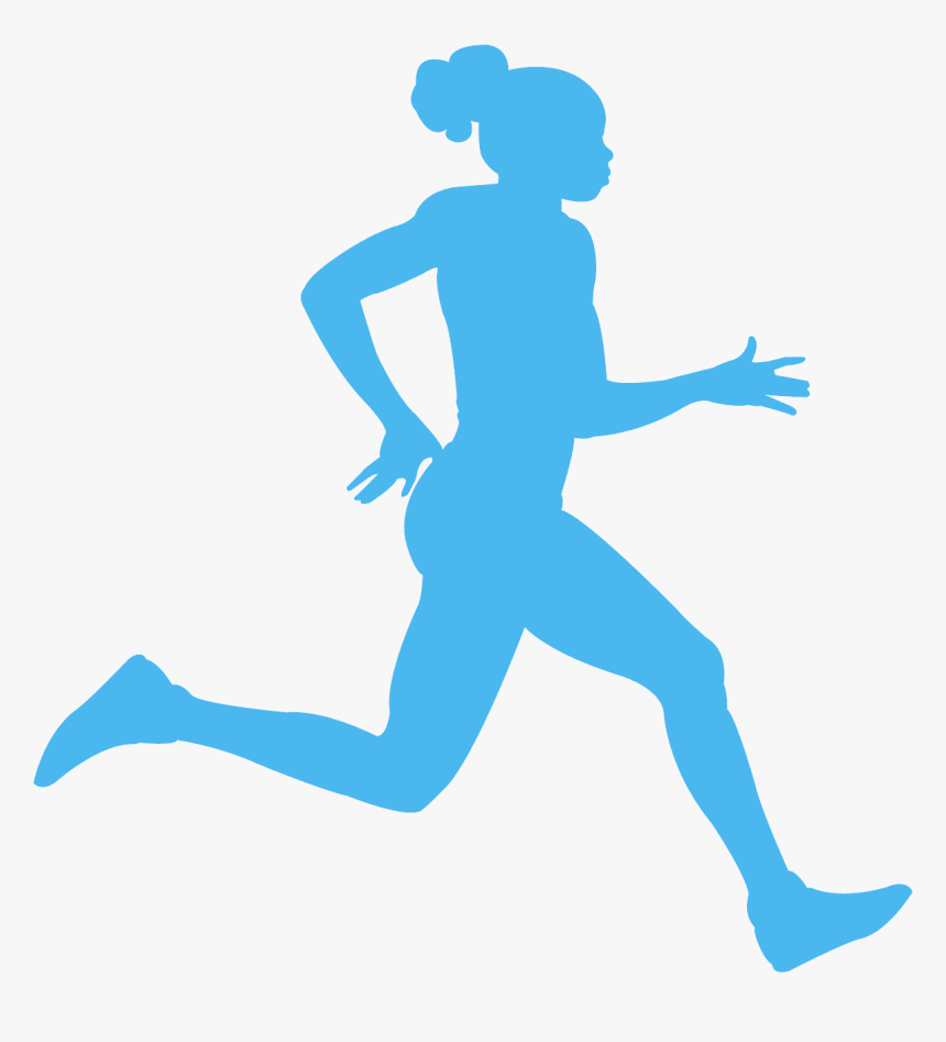 Running Silhouette Vector Eps, HD Png Download, Free Download