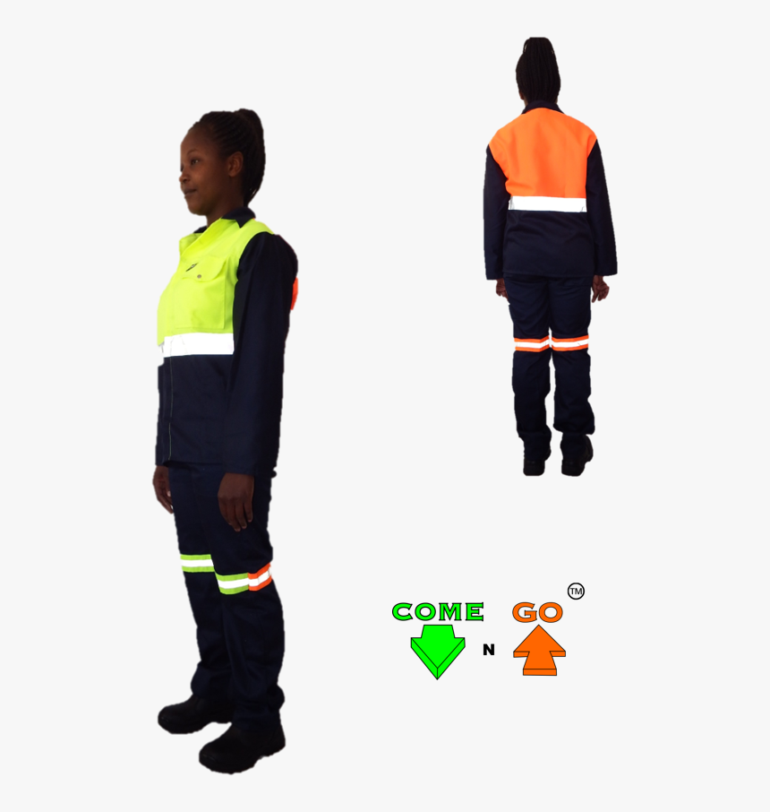 Cotton Rich Conti Suit Navy Reflective Tape Hi-viz - T-shirt, HD Png Download, Free Download