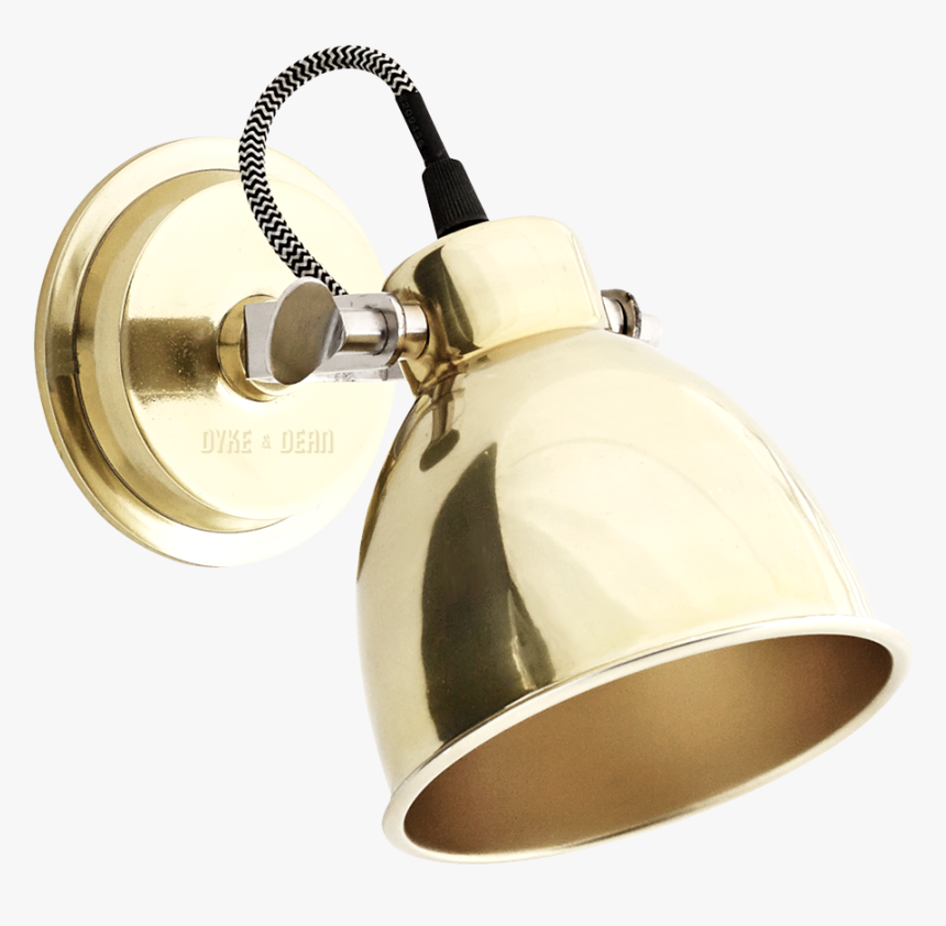 Brass Adjustable Wall Lamp - Madam Stoltz Wandlampe Messing, HD Png Download, Free Download