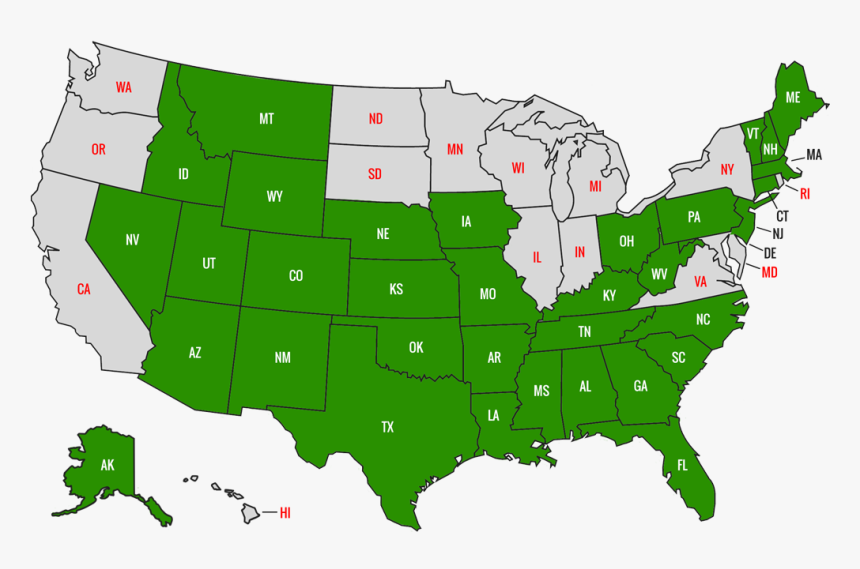 Jim Crow Law Map, HD Png Download, Free Download