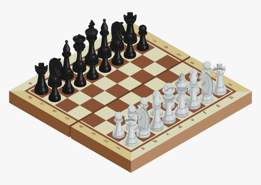 Chessboard Png Clip Art - Chess 3d Model Free Download, Transparent Png, Free Download