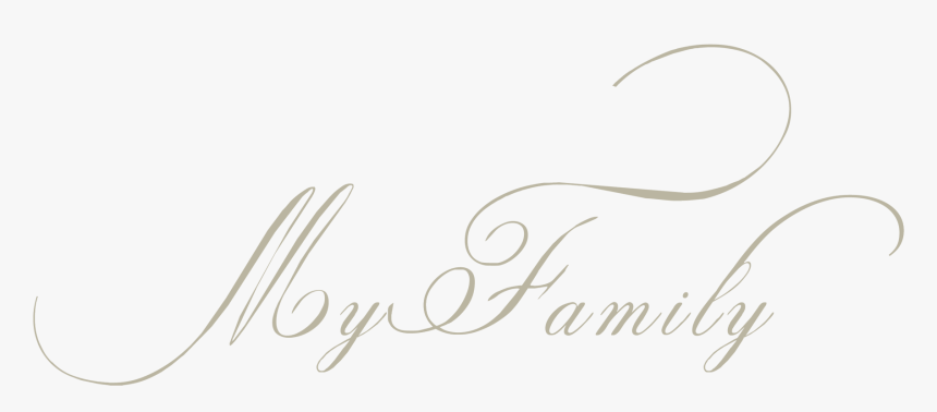 My Family Necklace - Png Text For Family, Transparent Png, Free Download