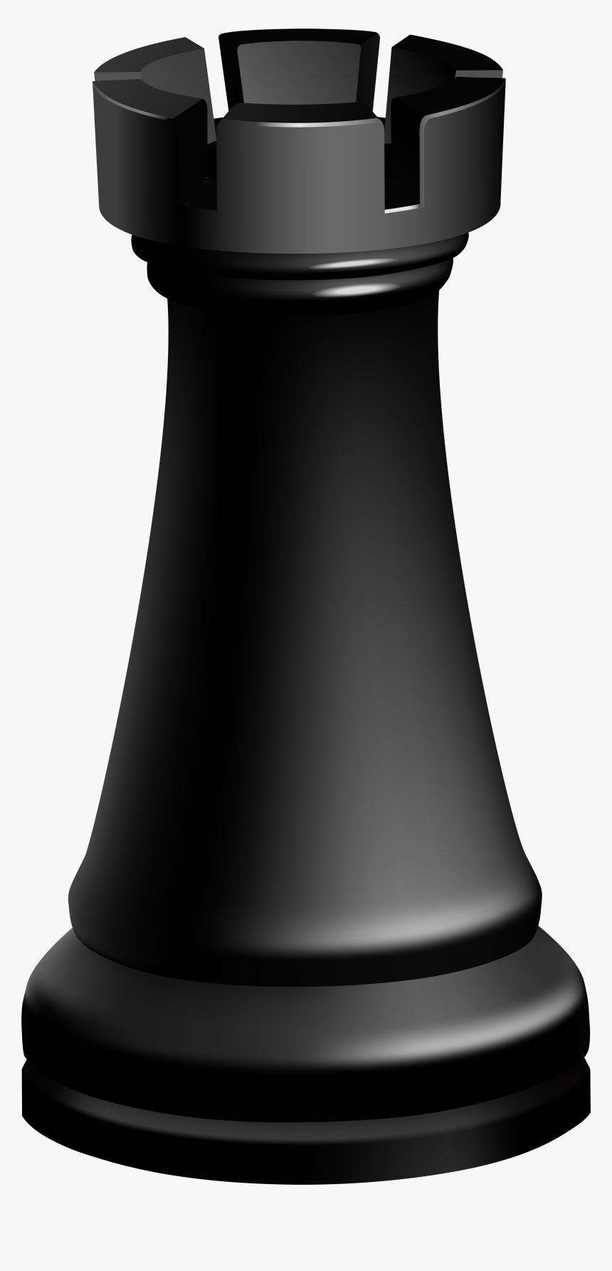 Rook Black Chess Piece Png Clip Art - Chess Piece Rook Clipart, Transparent Png, Free Download