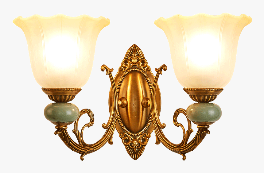 Indoor Decor Copper Wire Antique Wall Lamp Vintage - Chandelier, HD Png Download, Free Download