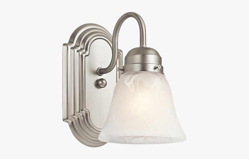 Kichler New Street 1 Light Wall Sconce In Brushed Nickel - Kichler, HD Png Download, Free Download