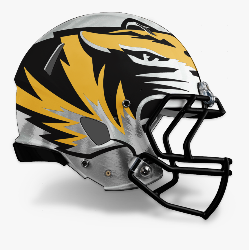 Large Tiger On White W/stripes - Mizzou Tiger, HD Png Download, Free Download