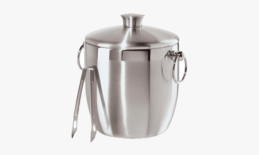 Ss Ice Bucket - Ice Bucket And Ice Tongs, HD Png Download, Free Download