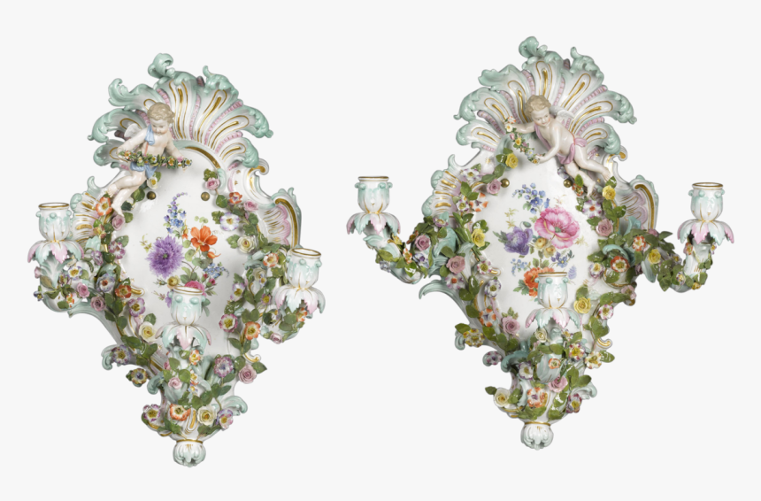 Meissen Wall Sconces - Sconce, HD Png Download, Free Download