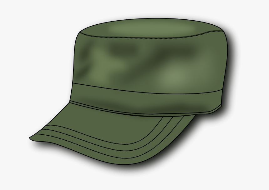 Army Camo Hat Clipart - Clip Art Army Cap, HD Png Download, Free Download