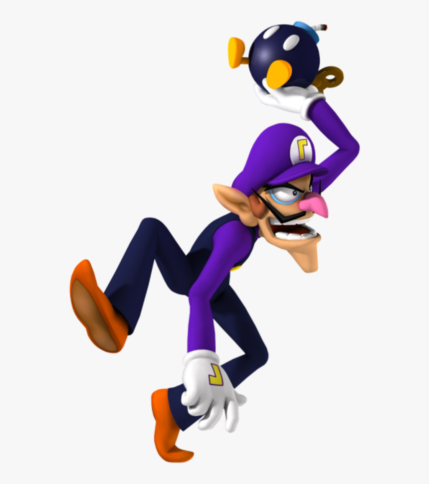 Transparent Waluigi Mustache Png - Mario Party Waluigi, Png Download, Free Download