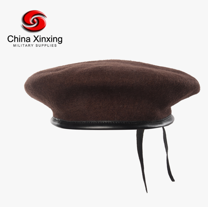 Military Beret 70gram Brown Military Beret Hat Men"s - Ottoman, HD Png Download, Free Download