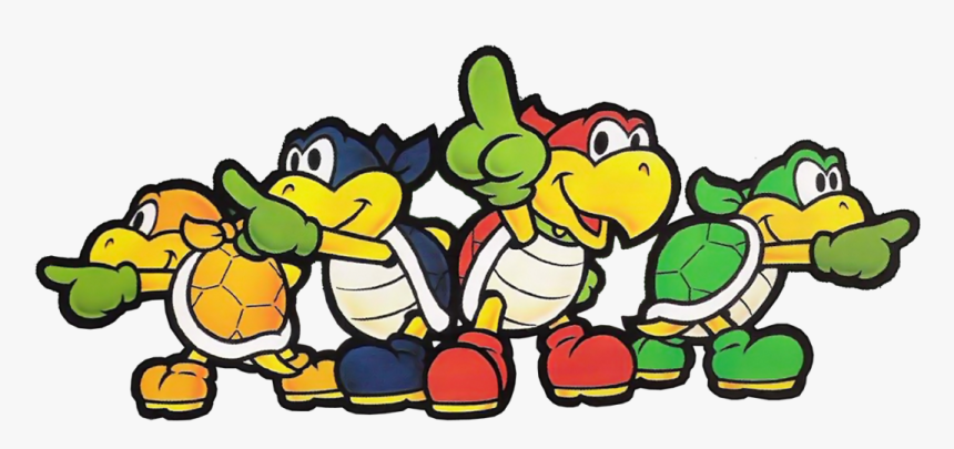 “hi Yaaa Here Come The Koopa Bros - Paper Mario Koopa Bros, HD Png Download, Free Download