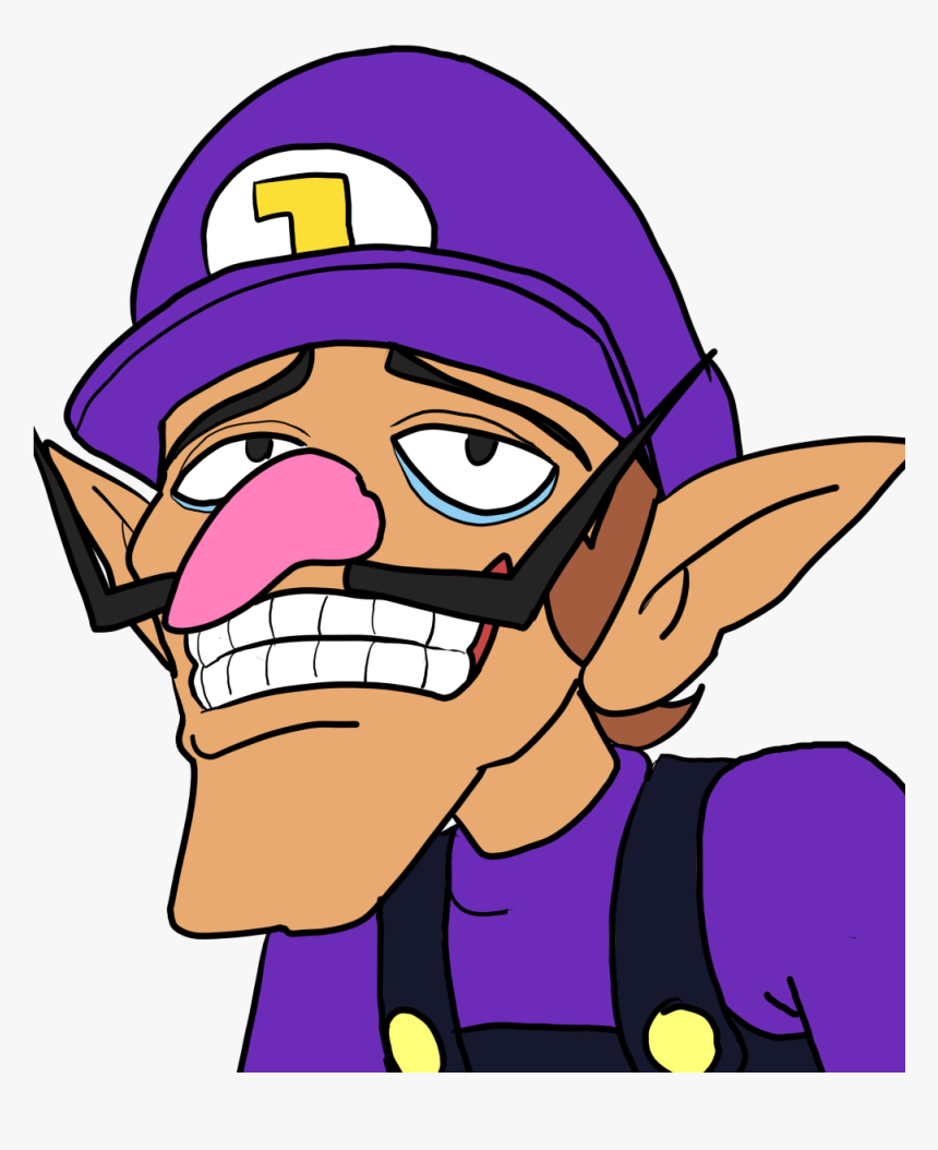 Transparent Waluigi Mustache Png - Cartoon, Png Download, Free Download