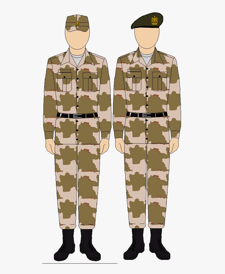 Egyptian Army Camo Uniform - Egyptian Army Uniform, HD Png Download, Free Download