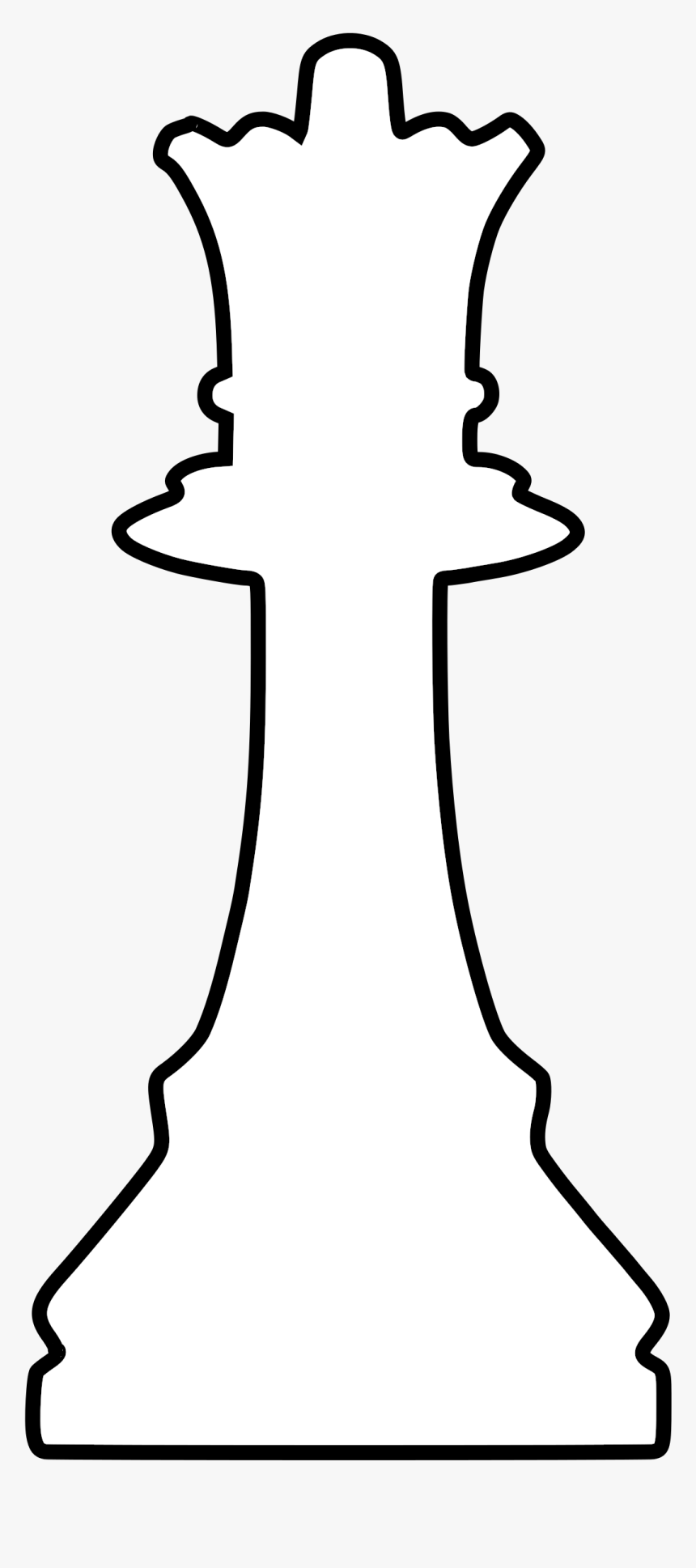 White Silhouette Remix Dama - King Chess Piece Silhouette, HD Png Download, Free Download