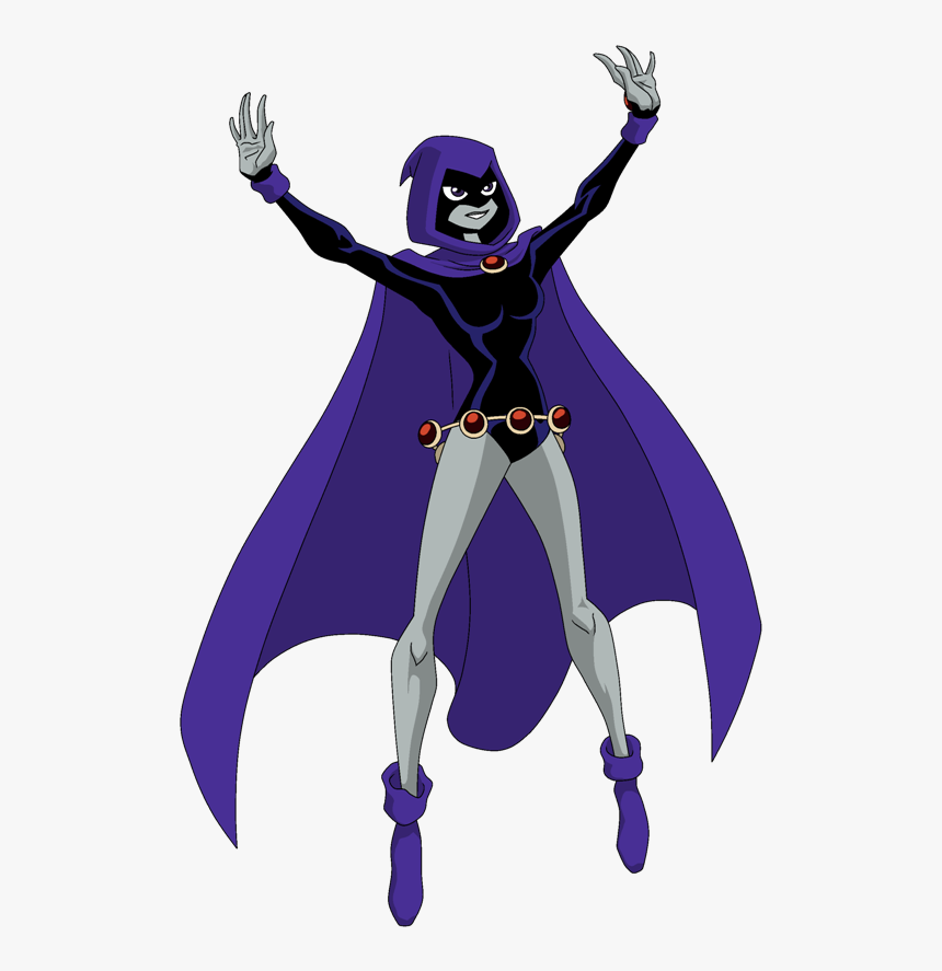 Fictional - Teen Titans Raven Flying, HD Png Download, Free Download