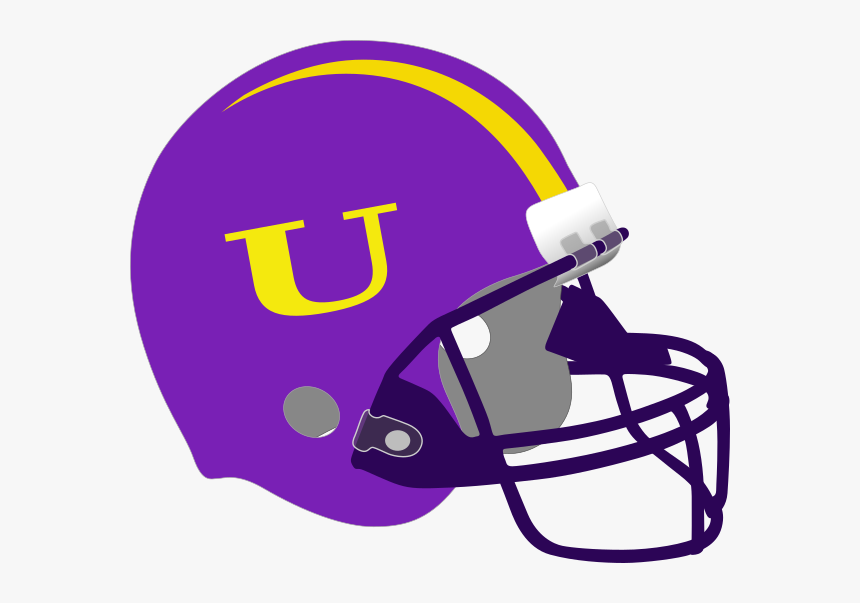 Helmet Clipart Purple - Football Helmet Clipart Transparent, HD Png Download, Free Download