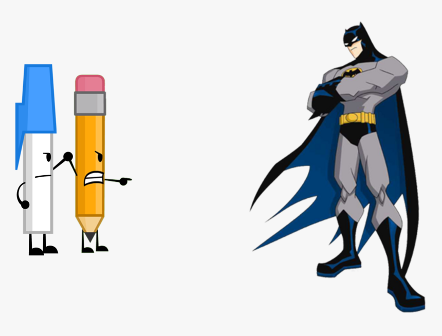 Svg Free Stock Image Pencil Vs Png Object Shows Community - Batman Cartoon, Transparent Png, Free Download