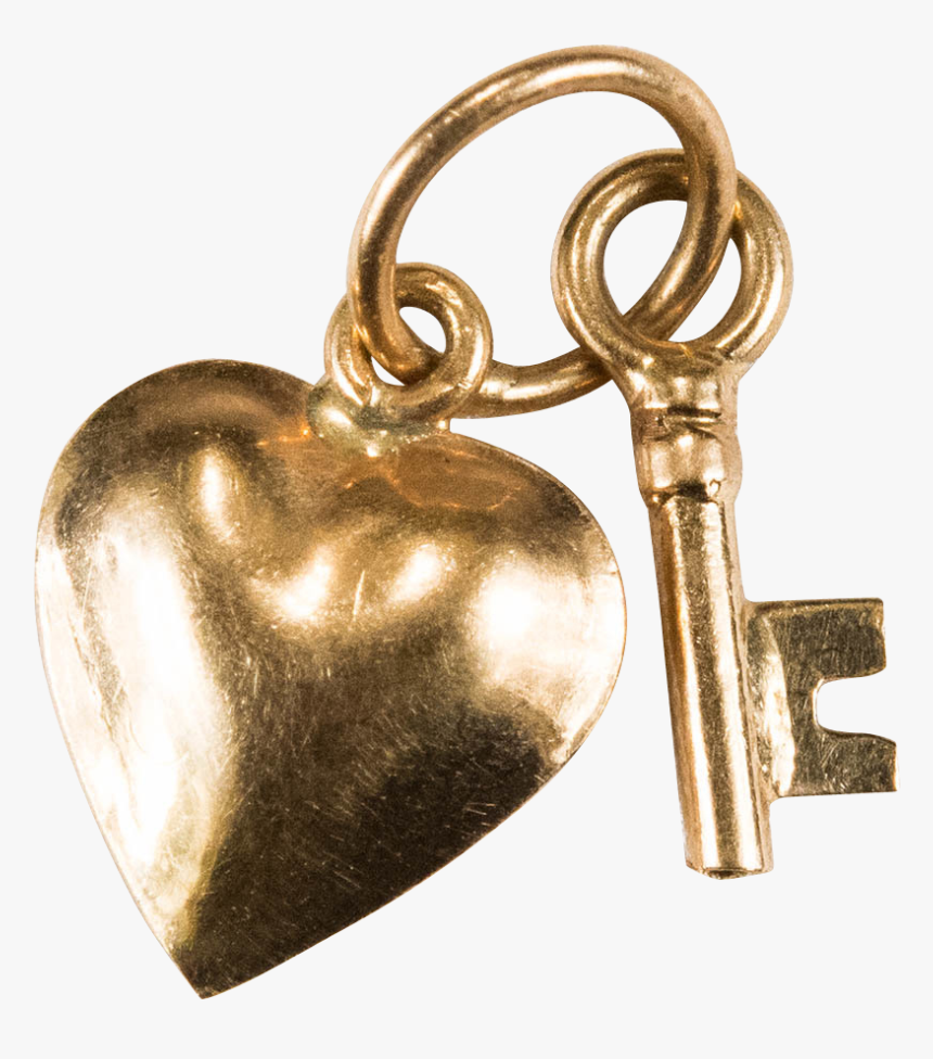 golden key key heart lock gold png download - 3808*3808 - Free