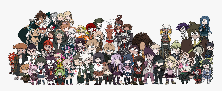 Danganronpa Characters In A Group, HD Png Download, Free Download