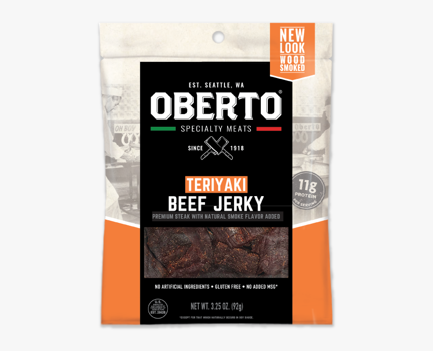 Teriyaki - Oberto Butchers Cut Bacon Jerky, HD Png Download, Free Download
