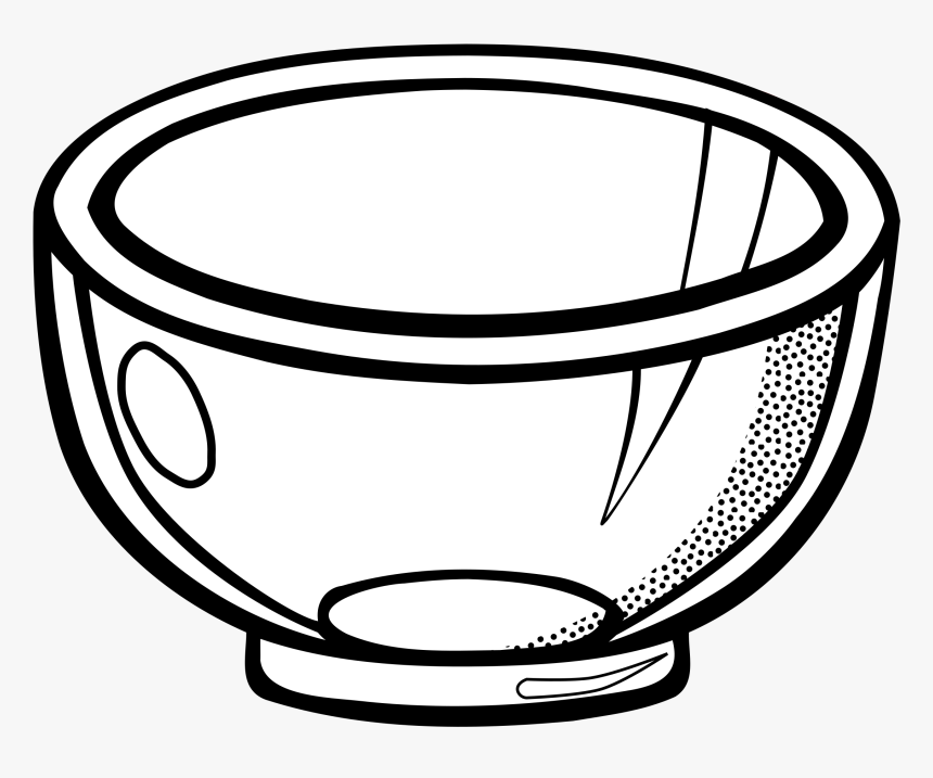 Drawing At Getdrawings Com - Bowl Clipart Black And White, HD Png Download, Free Download