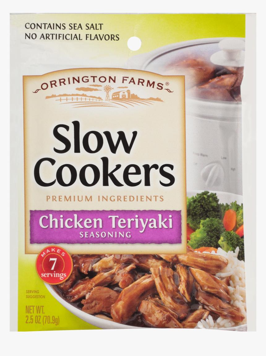Orrington Farms Chicken Teriyaki Slow Cooker Mix - Orrington Farms Slow Cooker, HD Png Download, Free Download